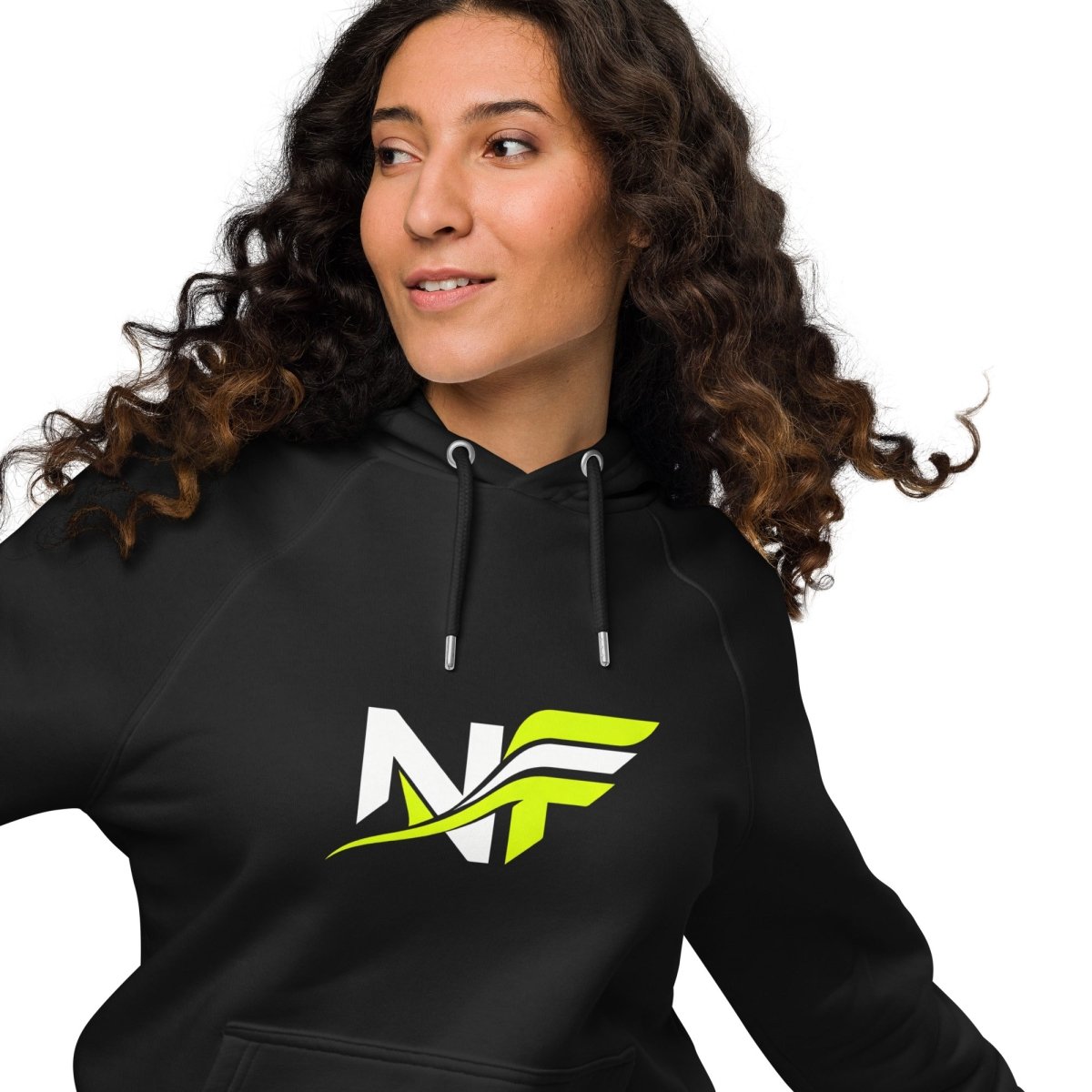 Premium Unisex Eco Raglan Hoodie North Fleece - North fleece