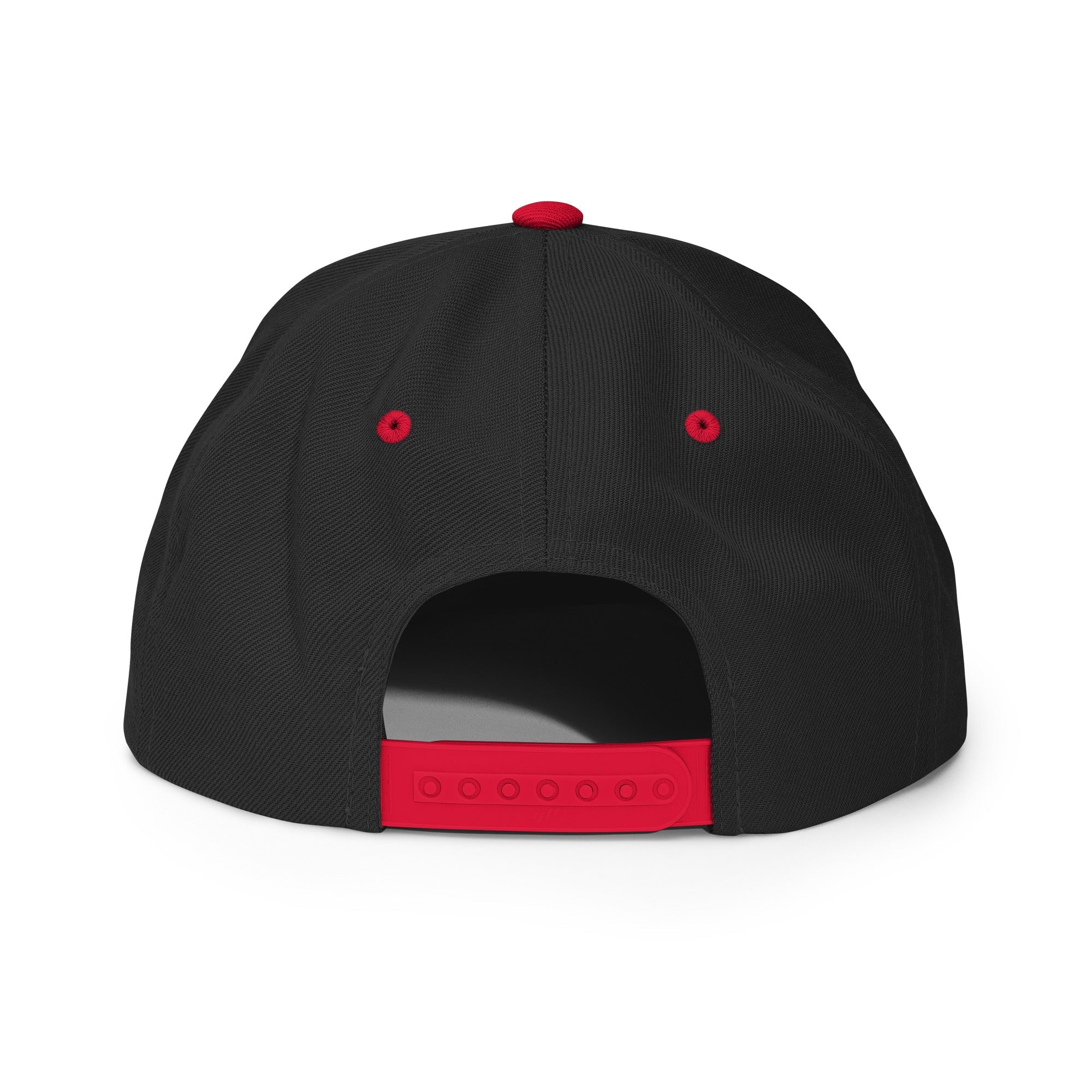 SPIDER Snapback Hat — Black & Red Streetwear - North fleece