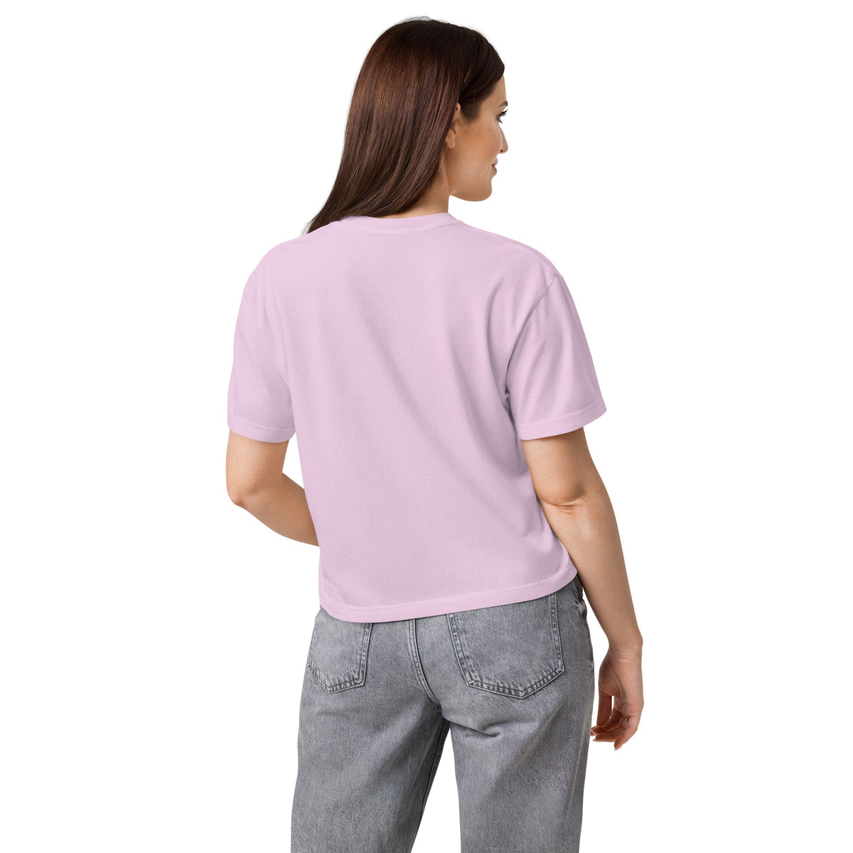 Women’s Never Cry Girl Heavyweight Boxy Tee – Empowered Streetwear Confidence - North fleece