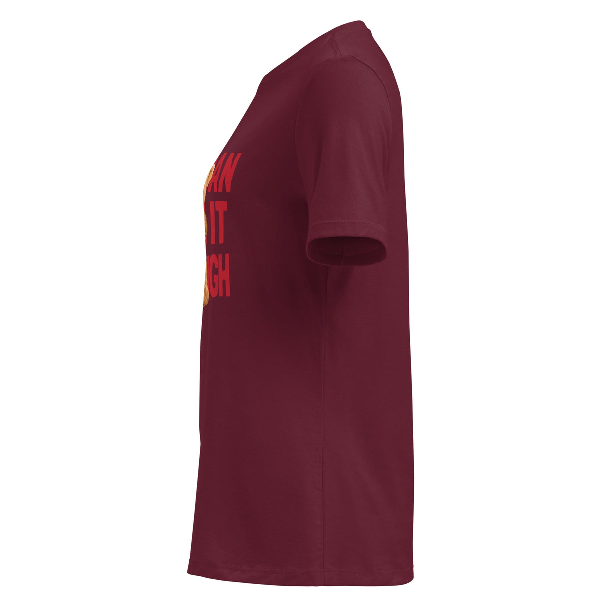 Women’s Relaxed Motivational Teddy Bear T‑Shirt You Can Make It Through - North fleece