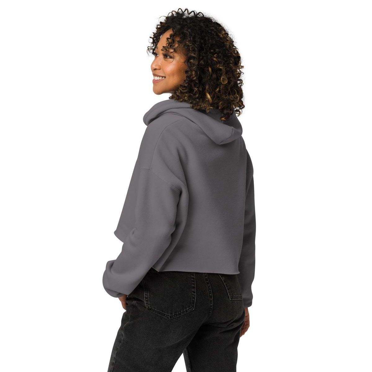 Coffee Pug Women’s Cropped Hoodie – Bold Streetwear for Dog & Coffee Lovers - North fleece