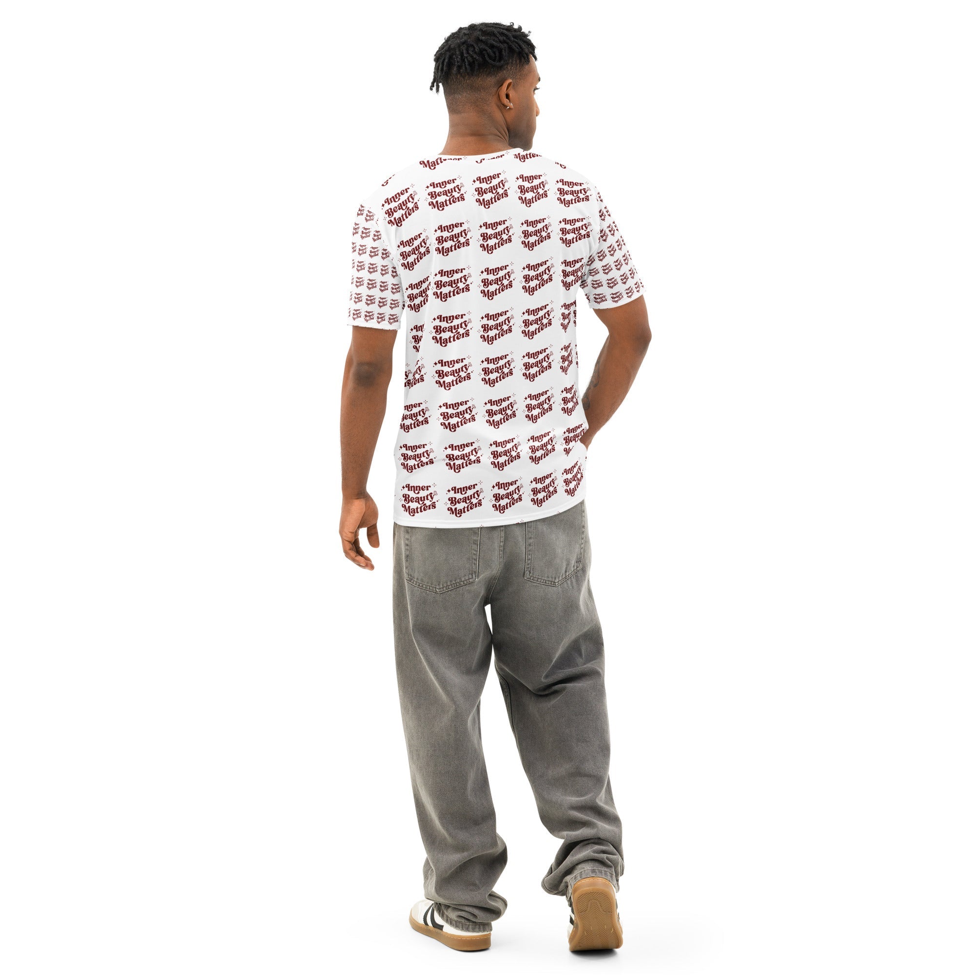 Inner Beauty Matters Men’s cotton crew neck t-shirt - North fleece