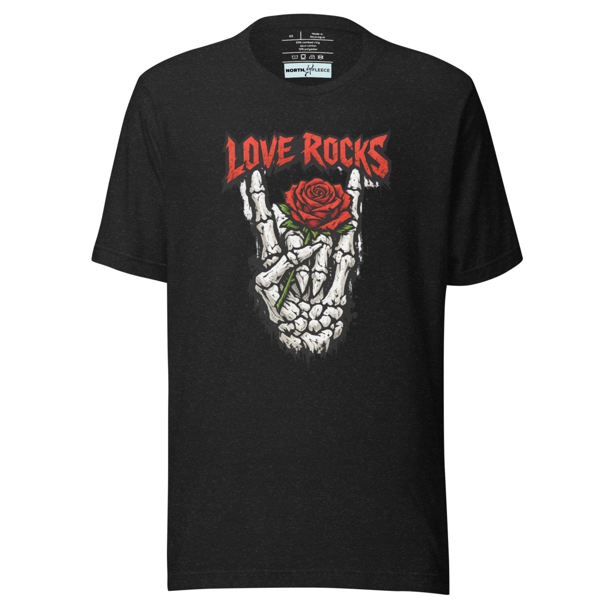 Love Rocks Halloween Edition Unisex t-shirt - North fleece