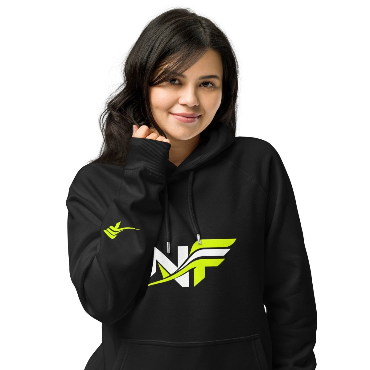 Premium Unisex Eco Raglan Hoodie North Fleece - North fleece