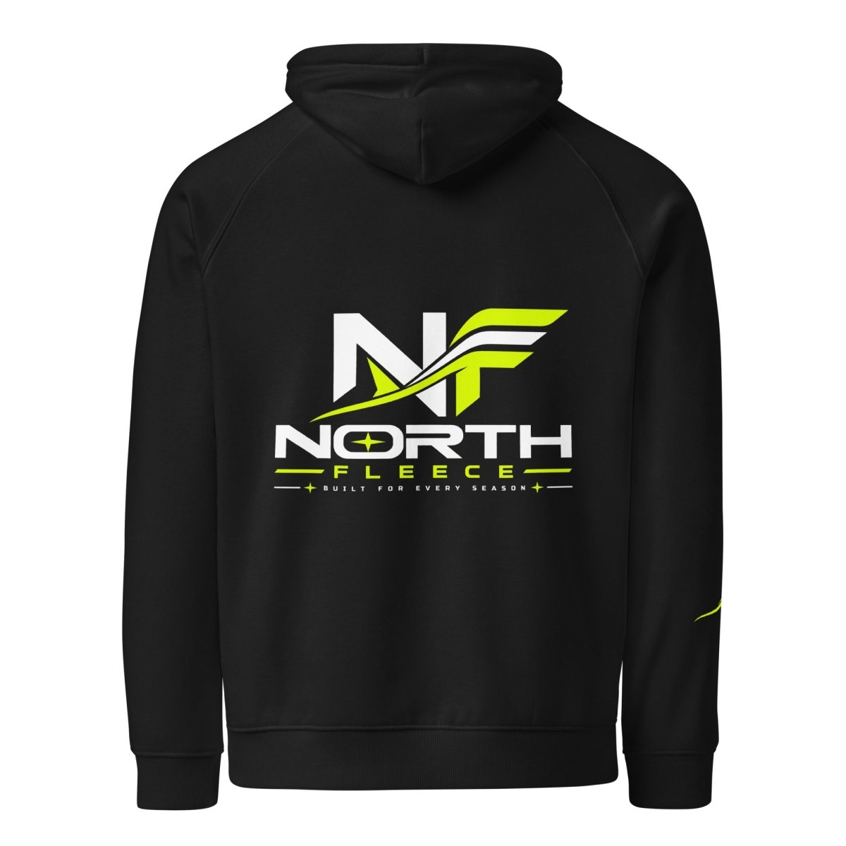 Premium Unisex Eco Raglan Hoodie North Fleece - North fleece