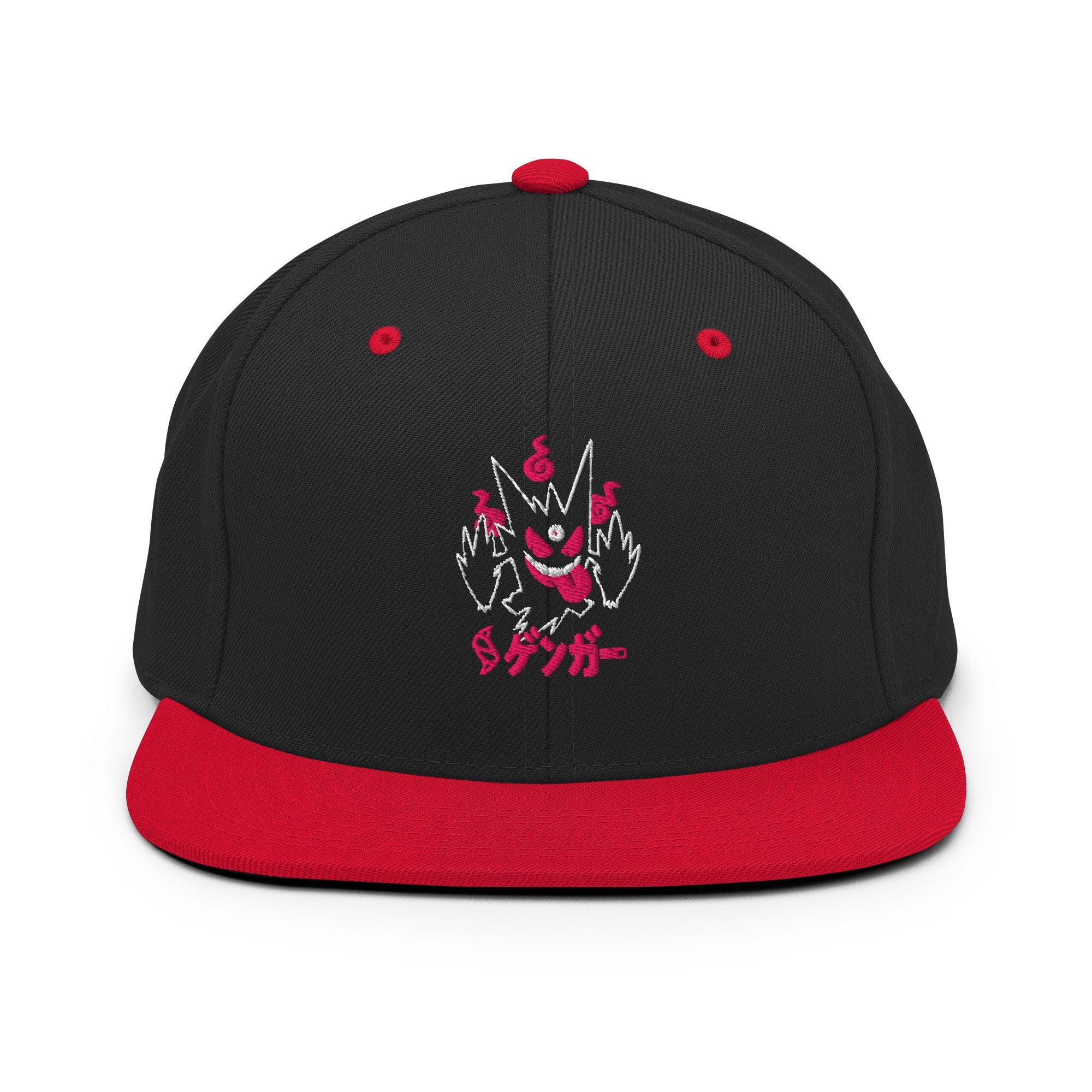 Shadow Spirit Snapback Hat — Black & Red Edition - North fleece